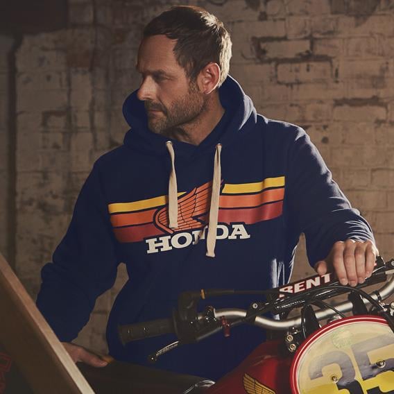 HONDA KAPÜŞONLU LACİVERT SWEATSHIRT