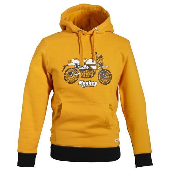HONDA MONKEY KAPÜŞONLU SARI SWEATSHIRT