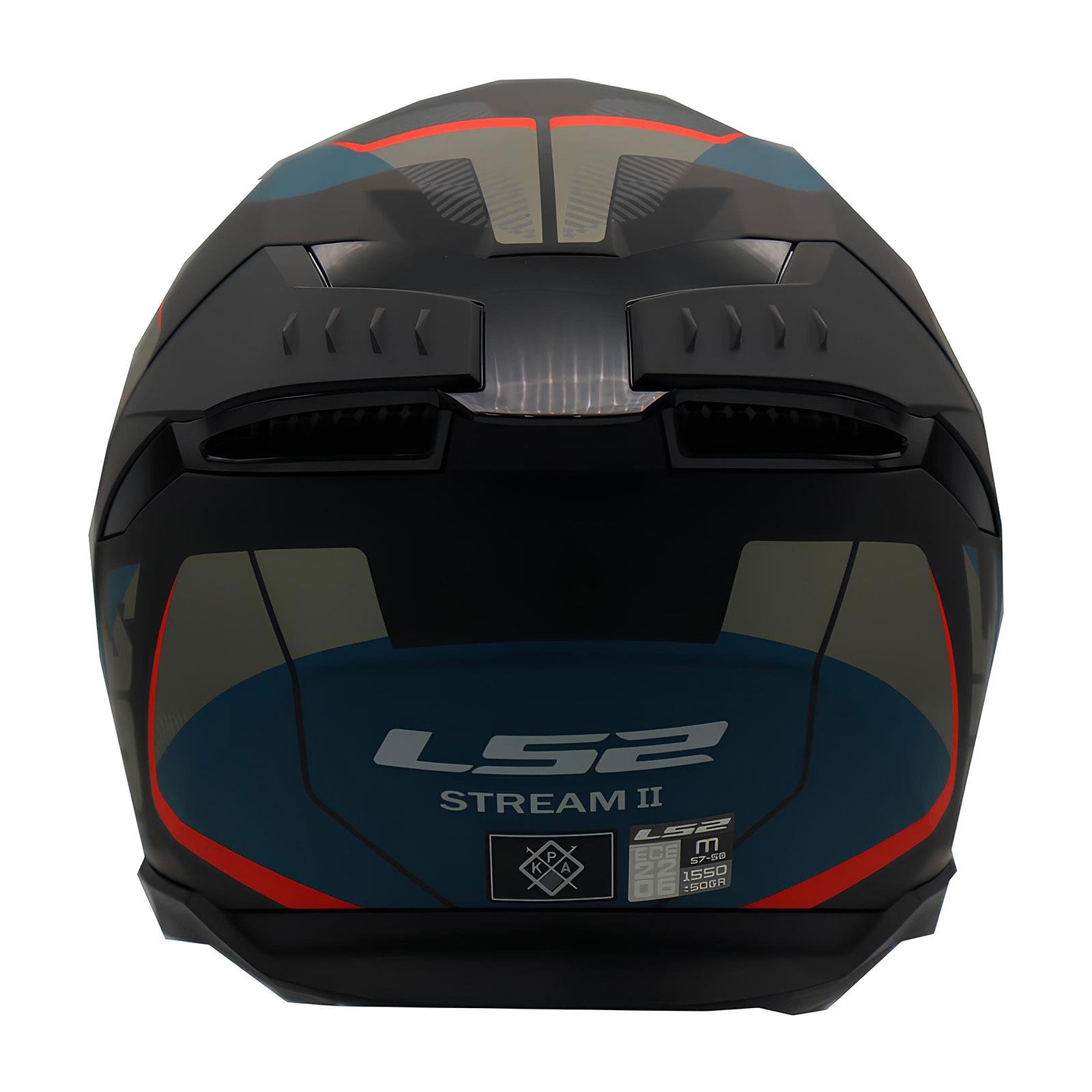 LS2 STREAM 2 ROAD SİYAH-GRİ KASK