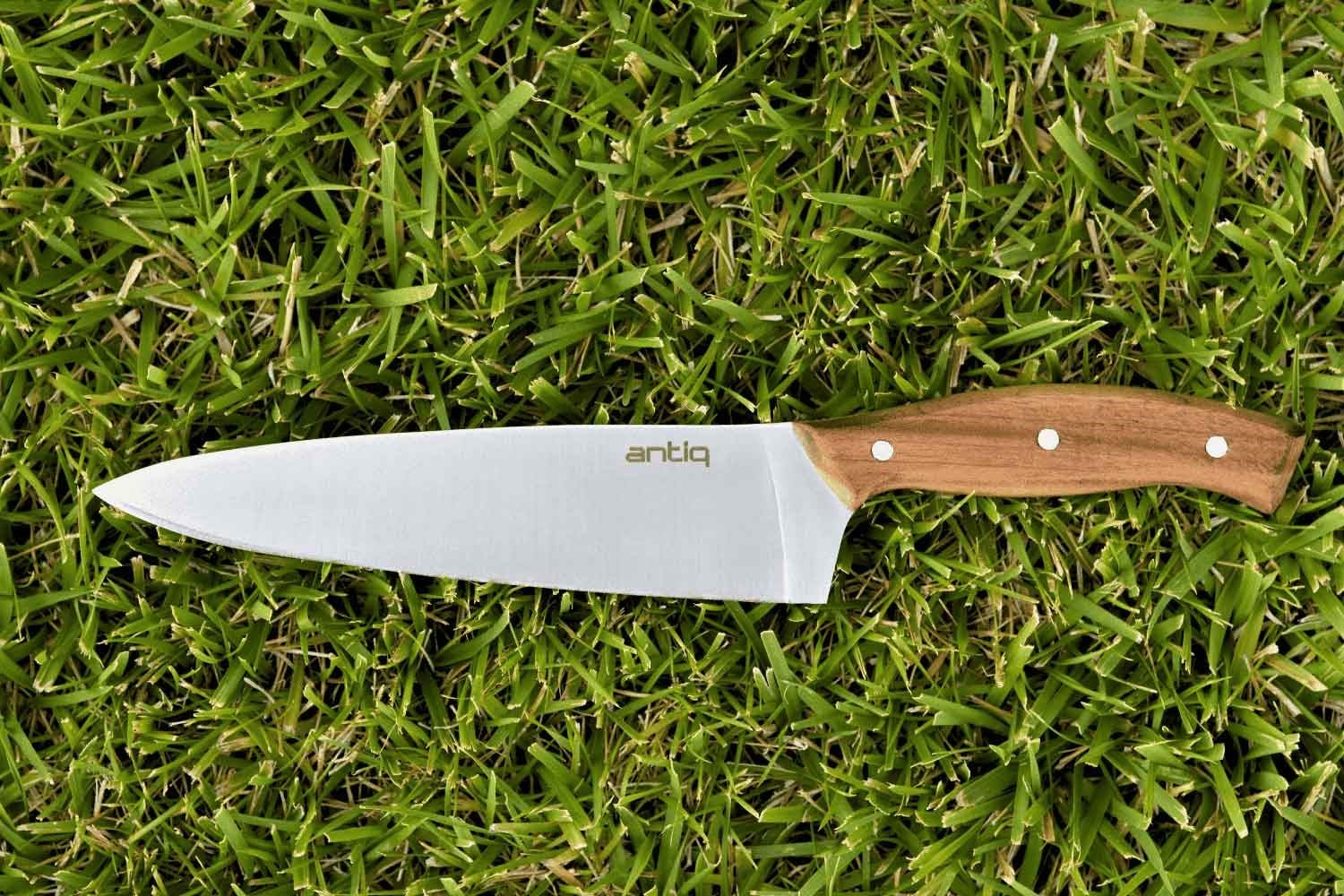 Antiq Ares Şef Bıçağı - Ceviz Sap 20 cm