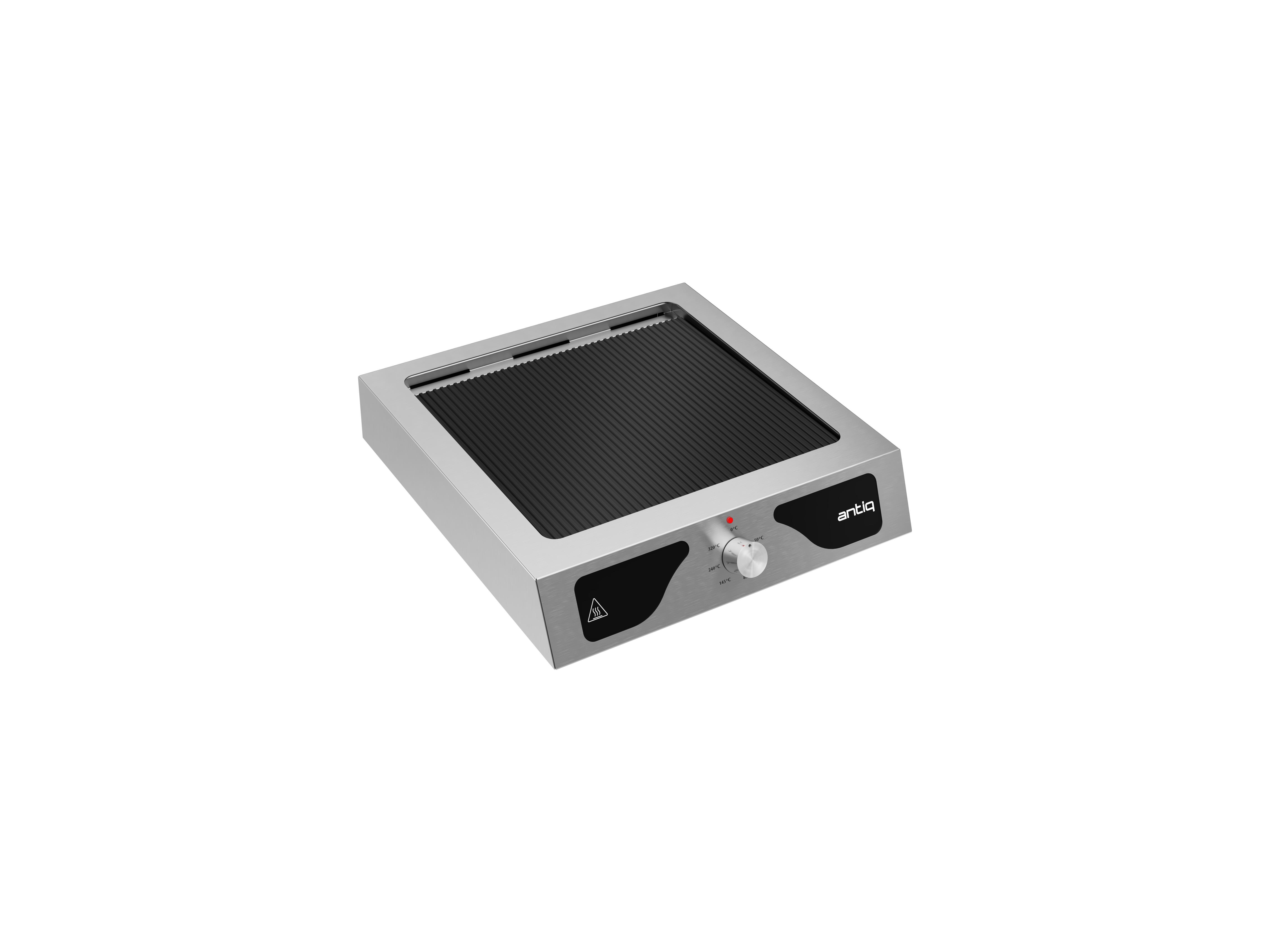 Antiq Flave Tekli Tezgah Üstü Elektrikli Cam Barbekü - Grill Cam 42 cm
