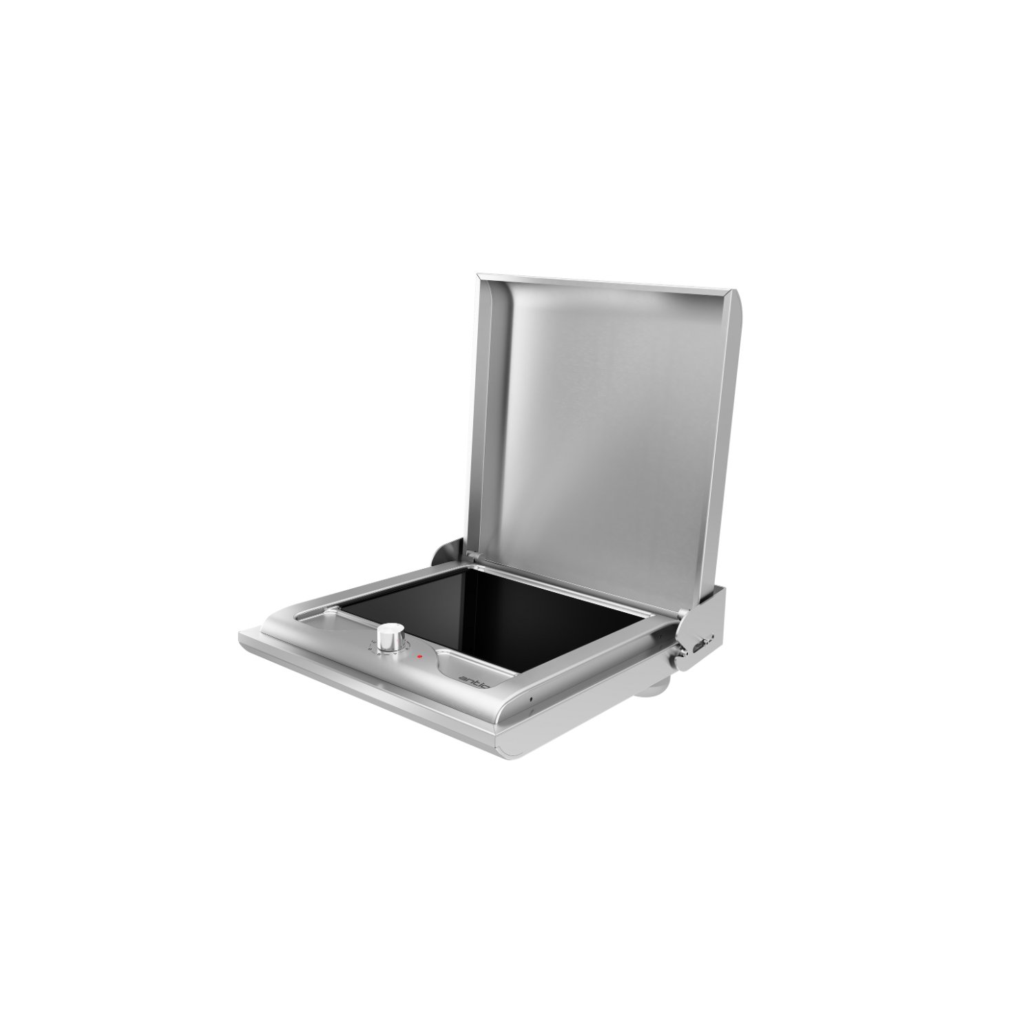 Antiq Gusto Tekli Elektrikli Cam Barbekü - Düz Cam 45 cm
