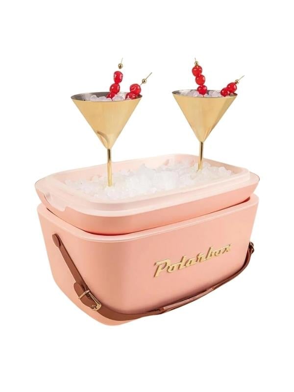 Polarbox 9313 Classic 12L Coral-Gold Edition (Mercan-Altın) “Retro Beach Vibes!”