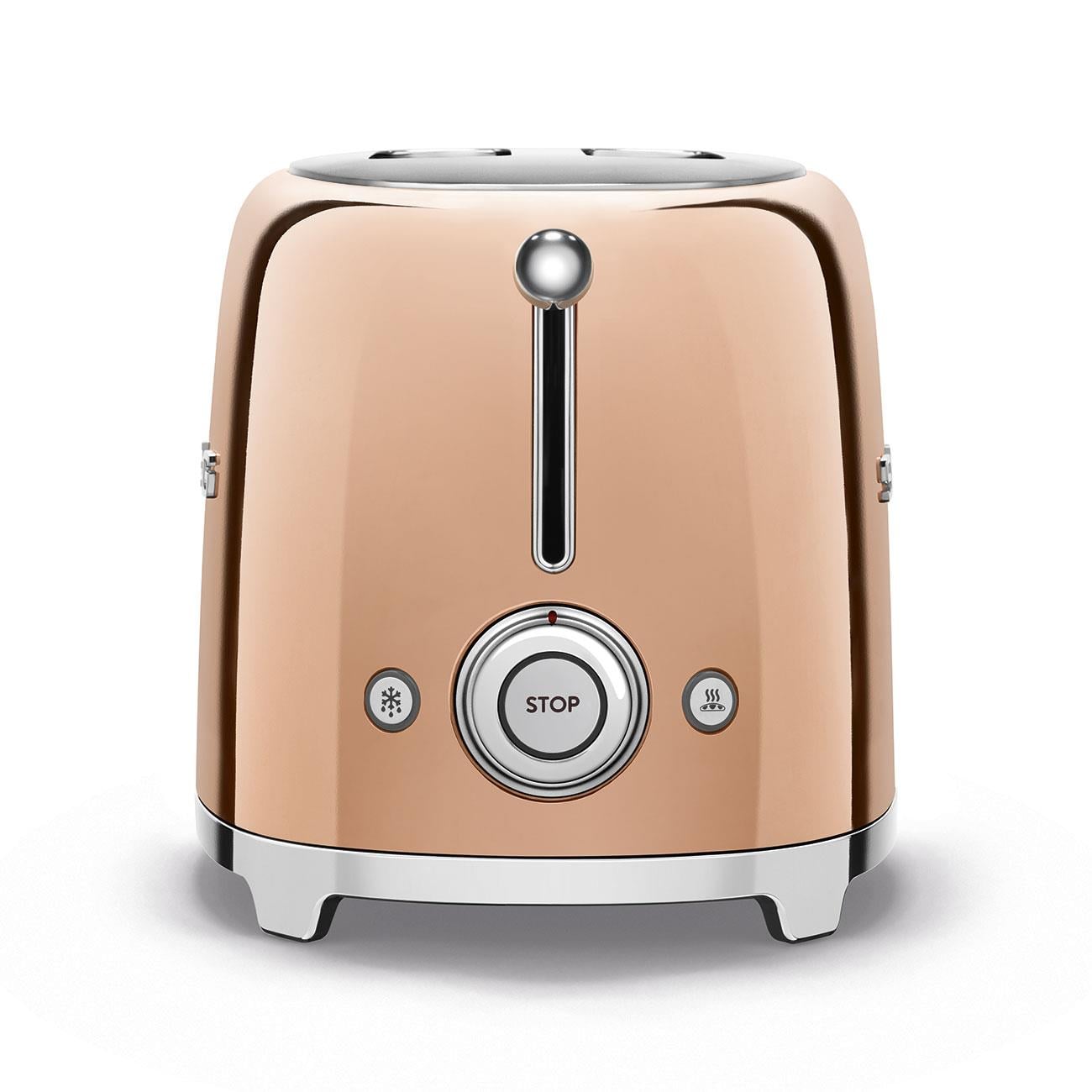 SMEG 2 Dilim Tost Makinesi Beyaz - 2 Dilim 6 Seviye