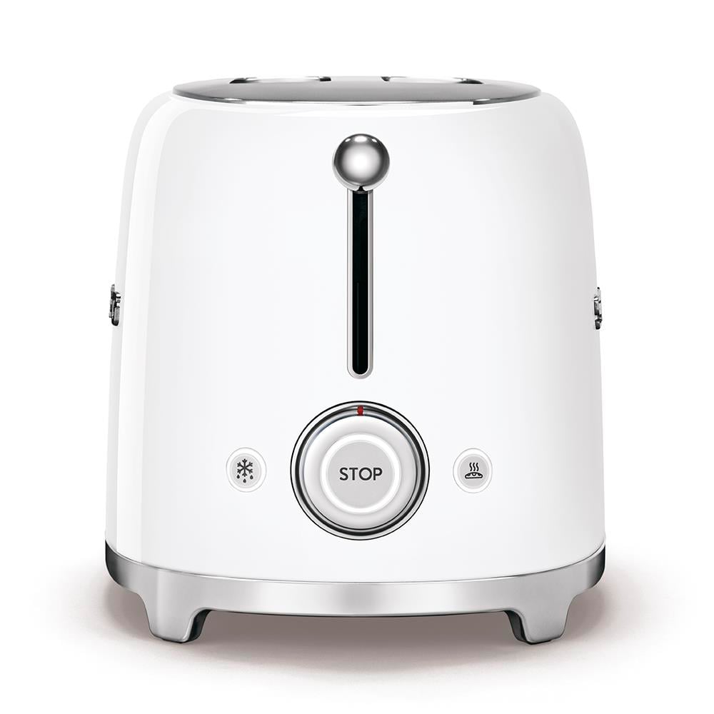 SMEG 2 Dilim Tost Makinesi Beyaz - 2 Dilim 6 Seviye
