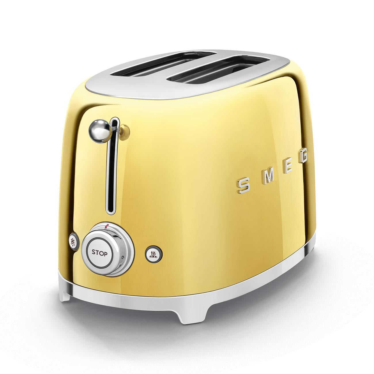 SMEG 2 Dilim Tost Makinesi Beyaz - 2 Dilim 6 Seviye