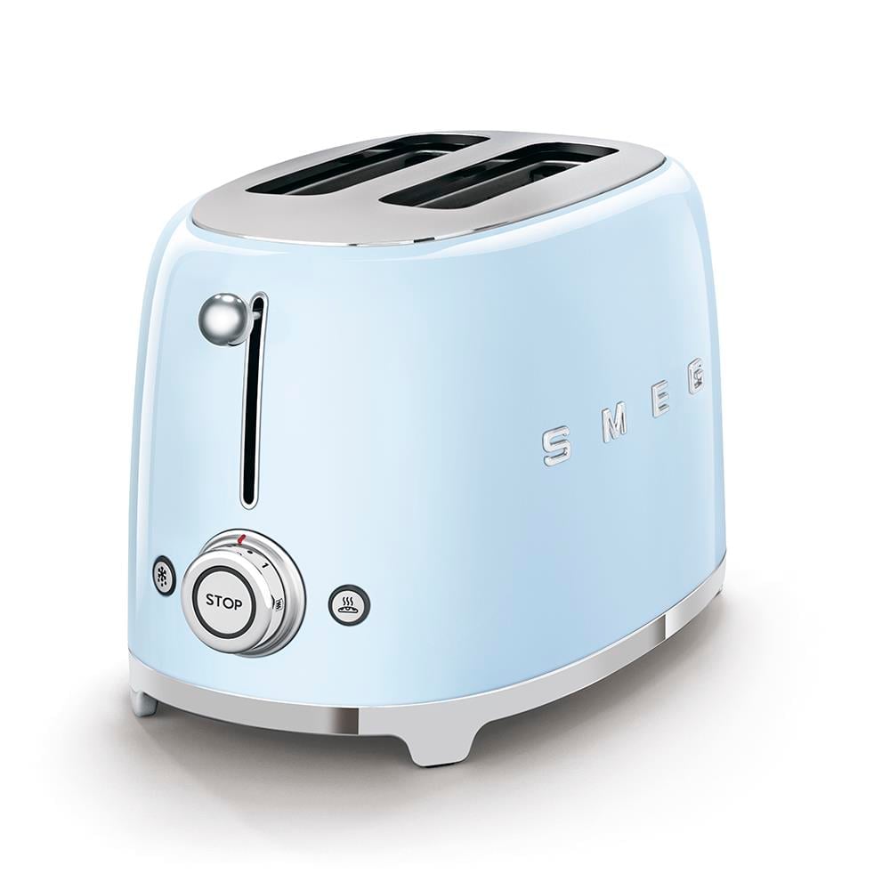 SMEG 2 Dilim Tost Makinesi Beyaz - 2 Dilim 6 Seviye
