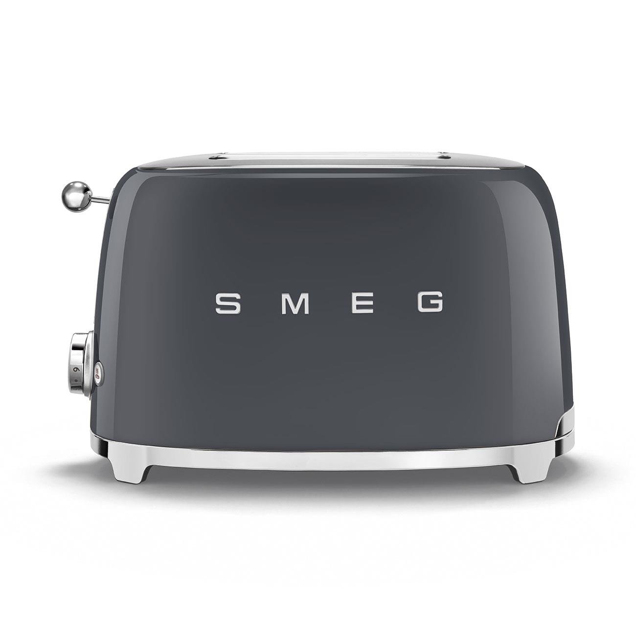 SMEG 2 Dilim Tost Makinesi Beyaz - 2 Dilim 6 Seviye