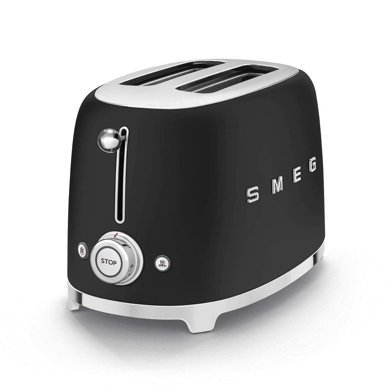 SMEG 2 Dilim Tost Makinesi Beyaz - 2 Dilim 6 Seviye