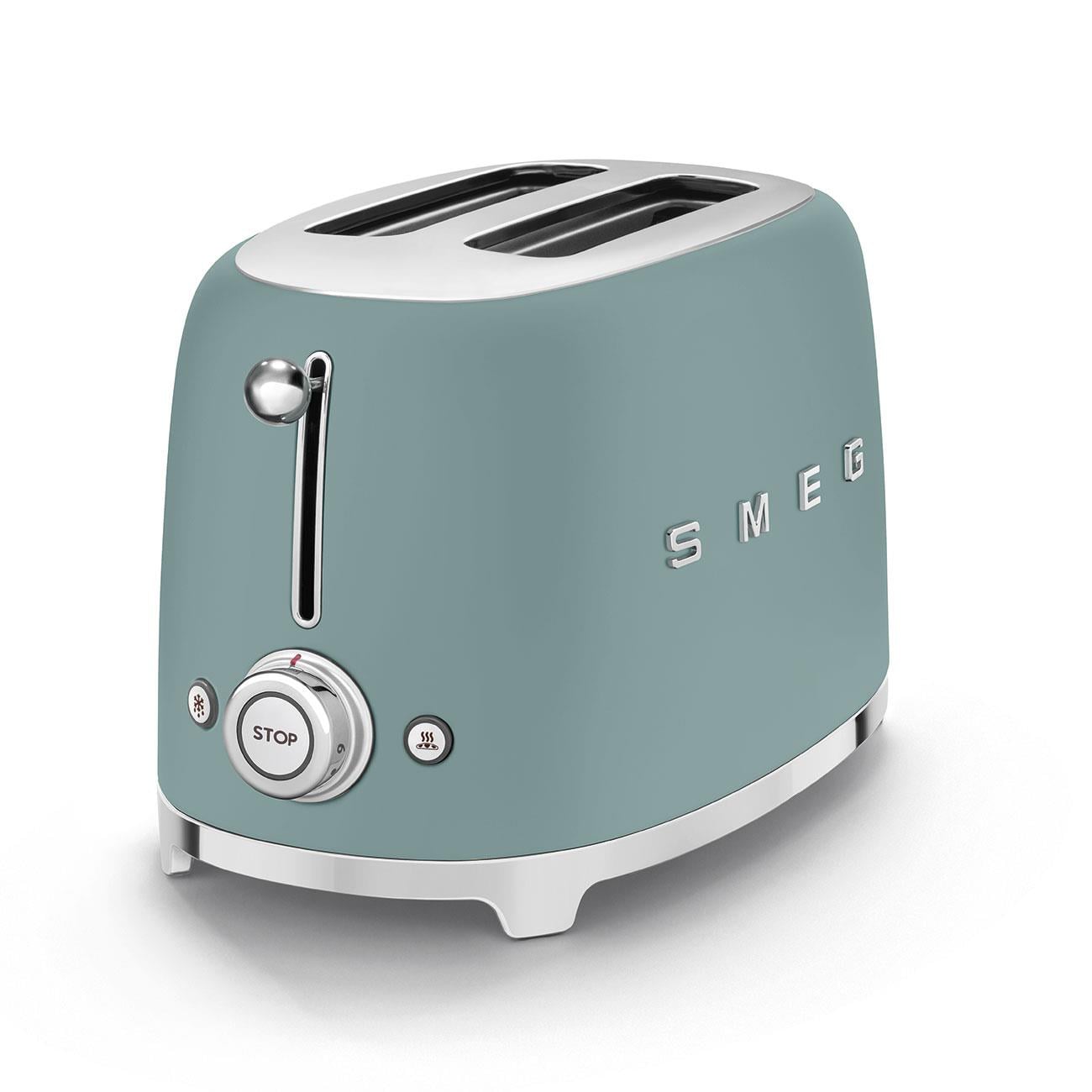 SMEG 2 Dilim Tost Makinesi Beyaz - 2 Dilim 6 Seviye