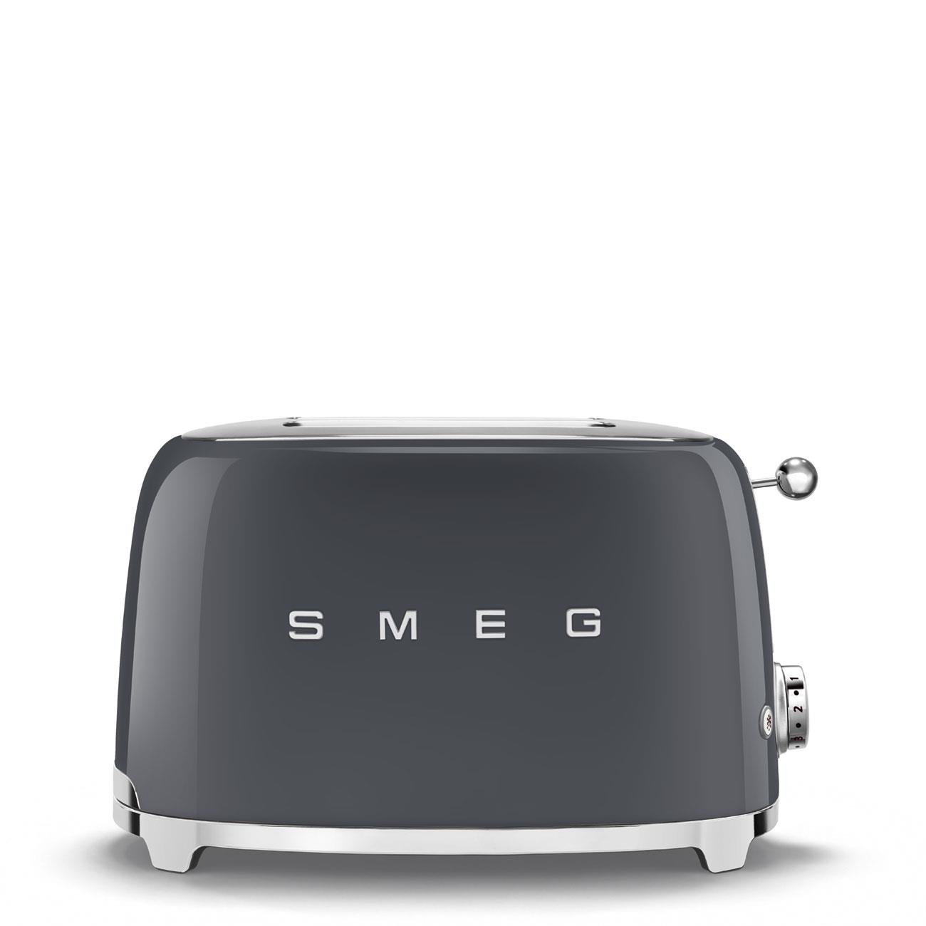 SMEG 2 Dilim Tost Makinesi Beyaz - 2 Dilim 6 Seviye