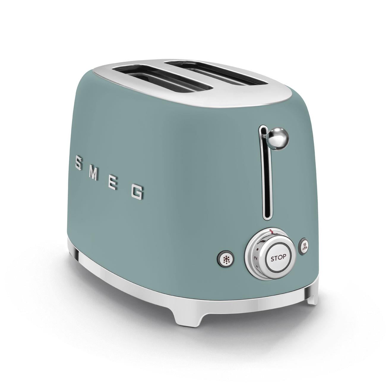 SMEG 2 Dilim Tost Makinesi Beyaz - 2 Dilim 6 Seviye