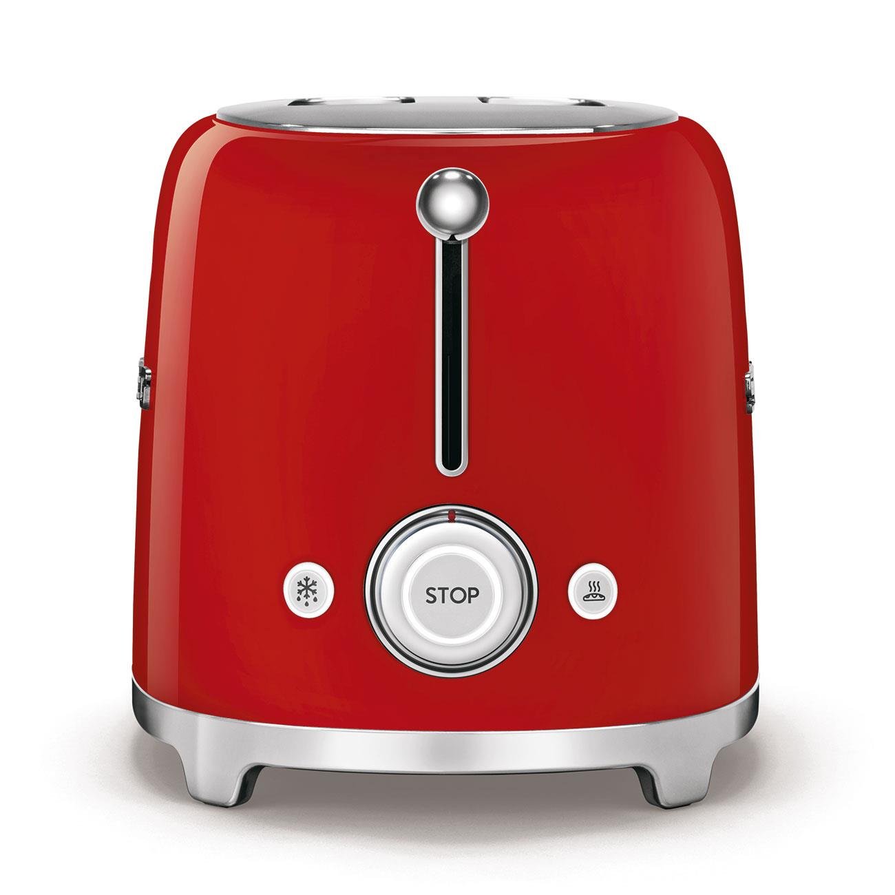 SMEG 4 Dilim Tost Makinesi Beyaz - 4 Dilim 6 Seviye