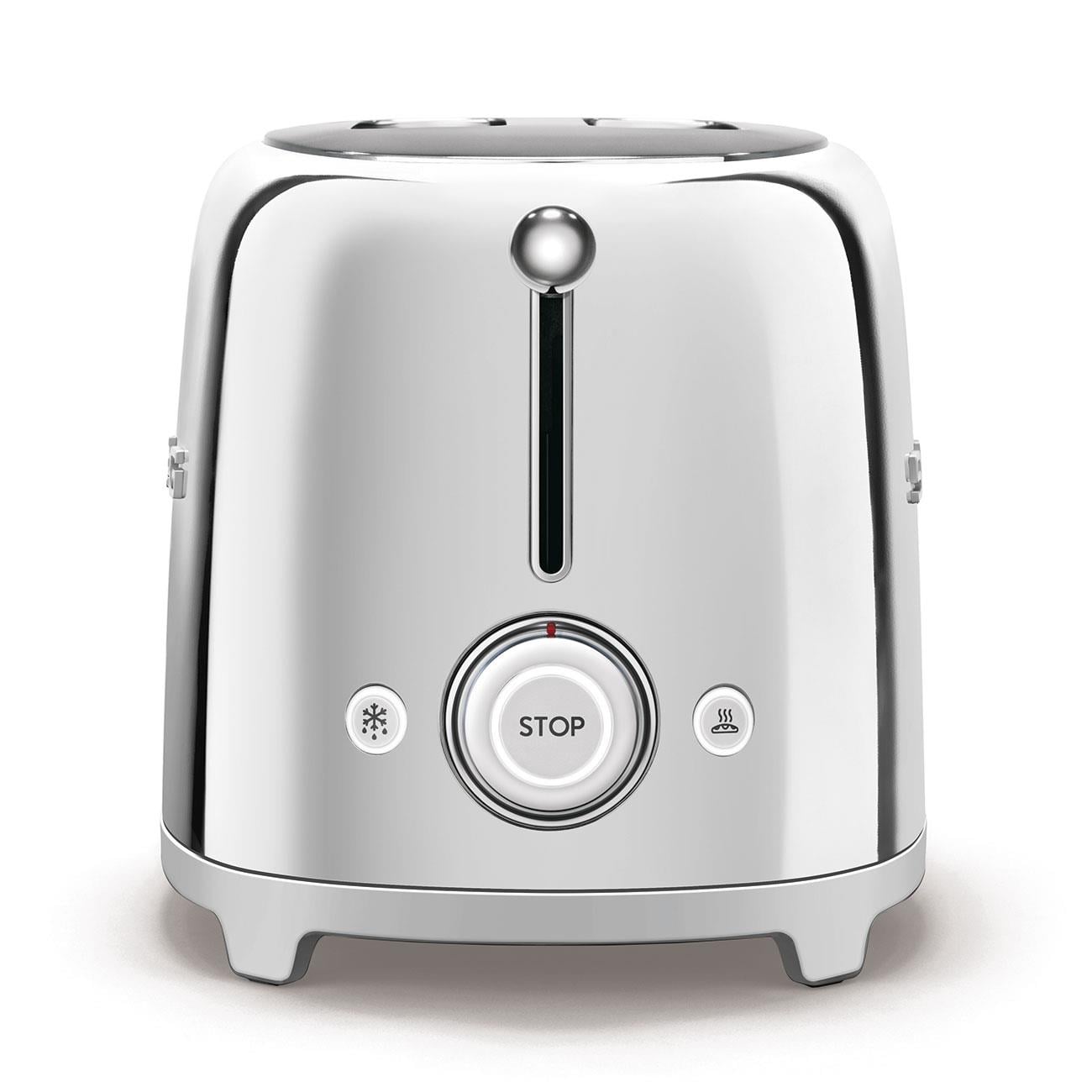 SMEG 4 Dilim Tost Makinesi Beyaz - 4 Dilim 6 Seviye