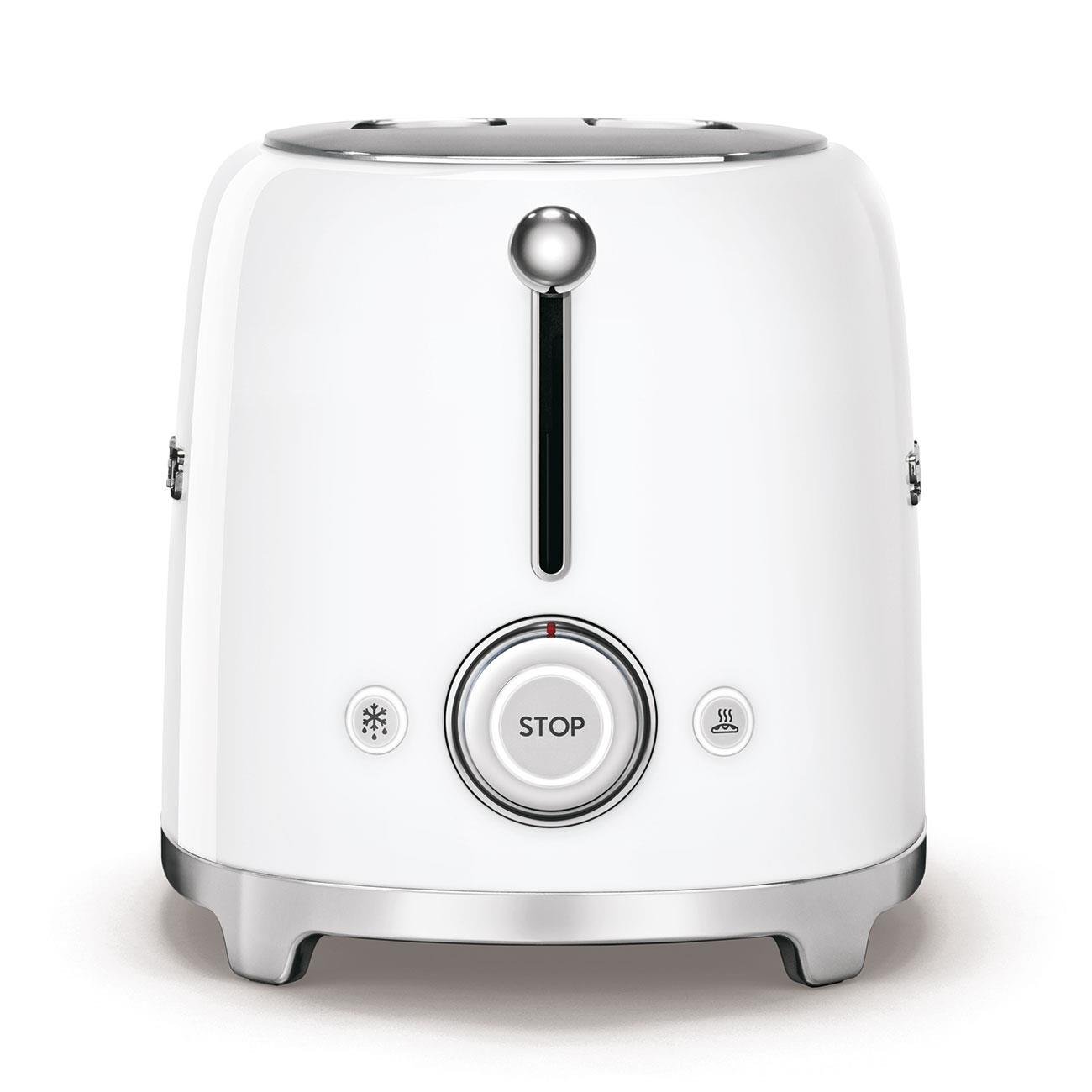 SMEG 4 Dilim Tost Makinesi Beyaz - 4 Dilim 6 Seviye