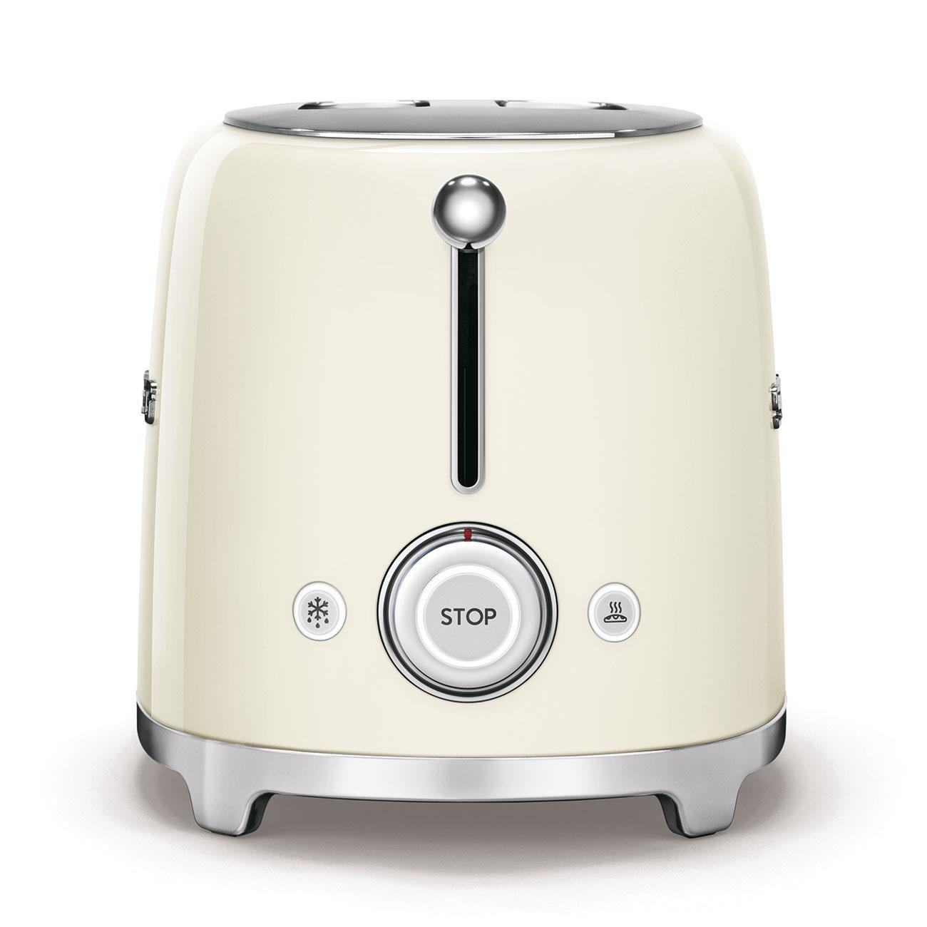SMEG 4 Dilim Tost Makinesi Beyaz - 4 Dilim 6 Seviye
