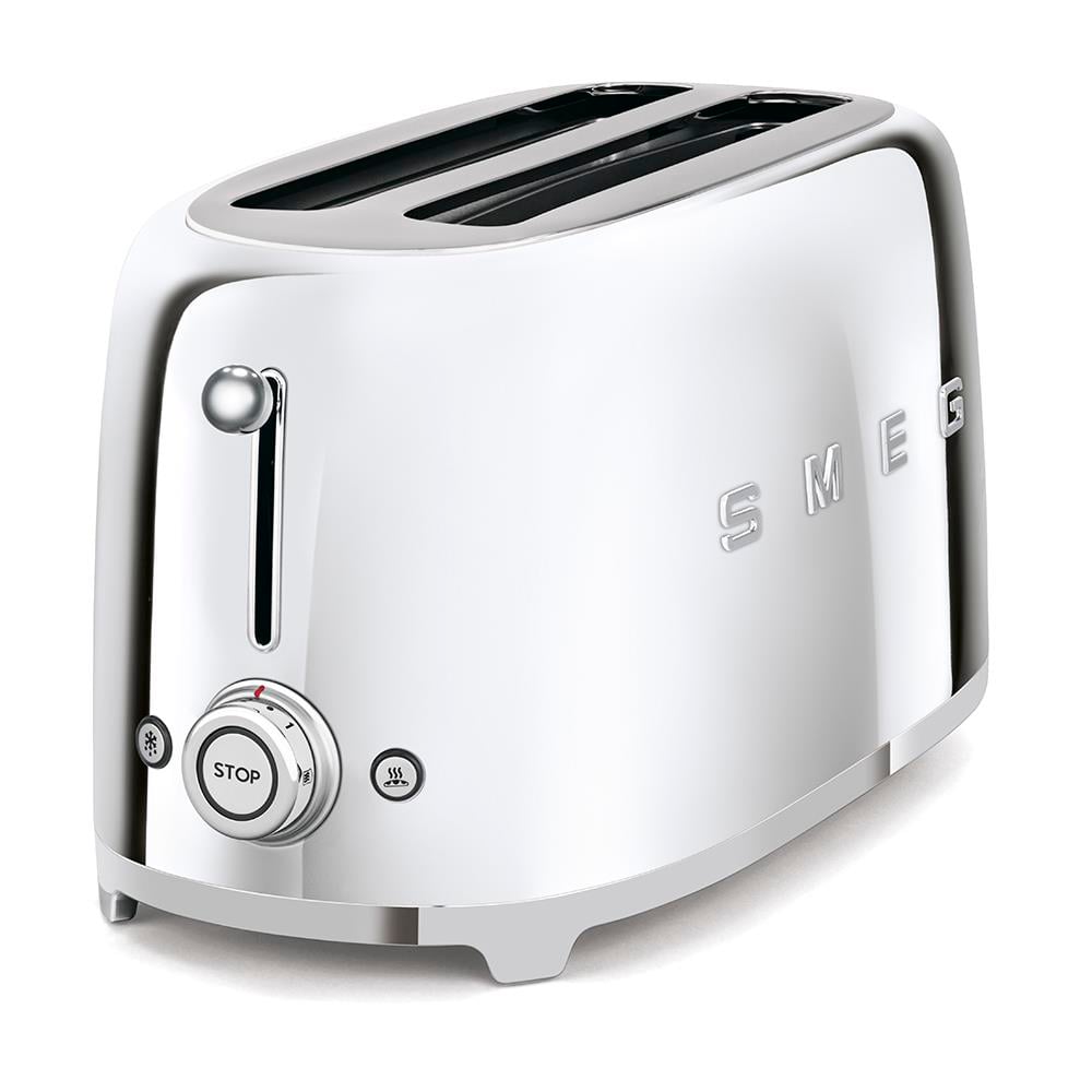 SMEG 4 Dilim Tost Makinesi Beyaz - 4 Dilim 6 Seviye