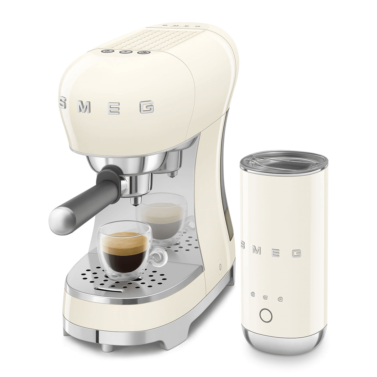 SMEG ECF12 Süt Köpürtücülü Espresso Makinesi – 15 Bar