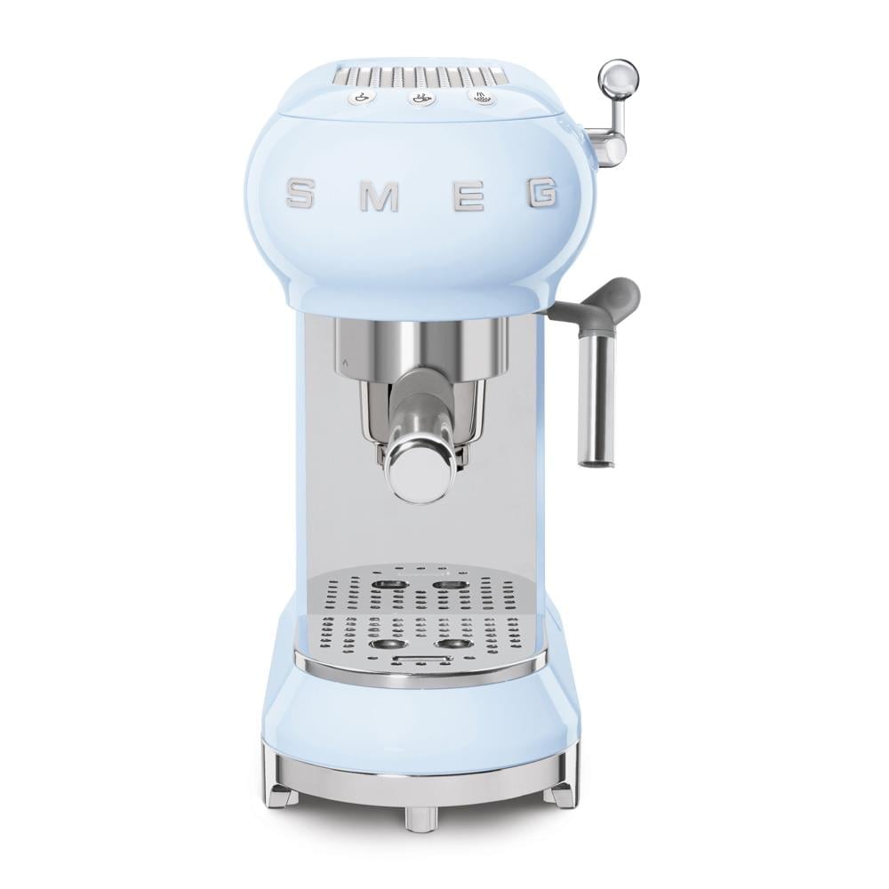 SMEG Espresso Kahve Makinesi Pastel Mavi - 15 Bar Buharlı
