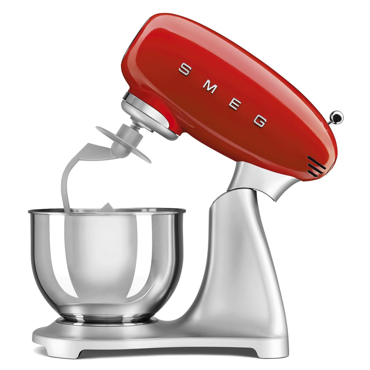 SMEG Stand Mikser Gümüş - 4.8L 10 Hız
