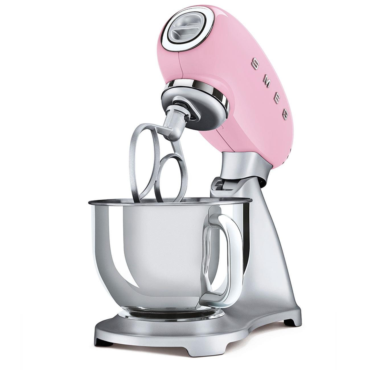SMEG Stand Mikser Gümüş - 4.8L 10 Hız