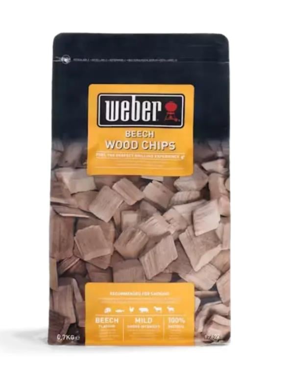 Weber 17622 Beech Wood Chips 700 g – %100 Doğal Kayın Odunu Tütsüsü (FSC Sertifikalı)