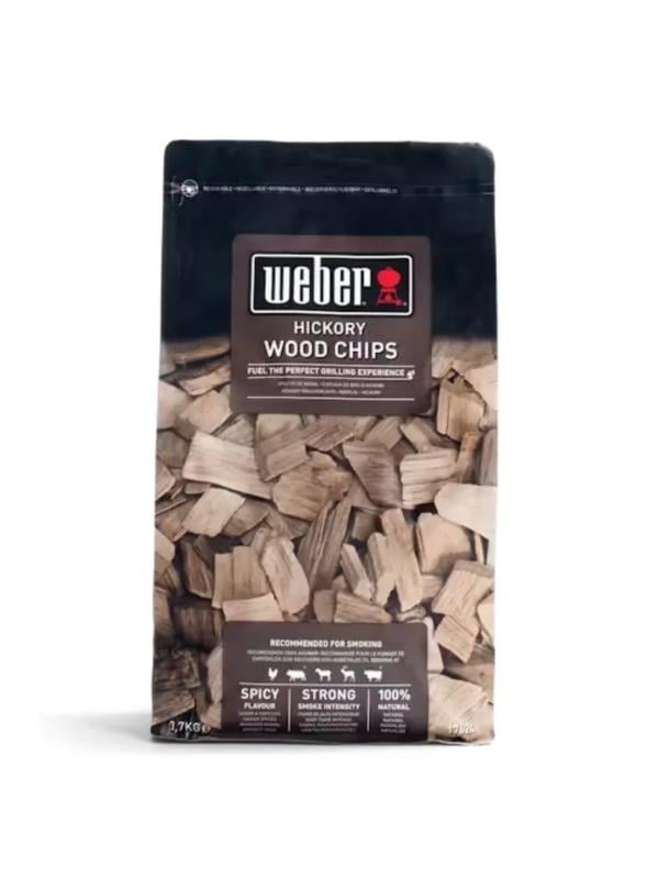 Weber 17624 Tütsüleme Odun Cipsi – Rich Hickory Ceviz Aromalı 700 g
