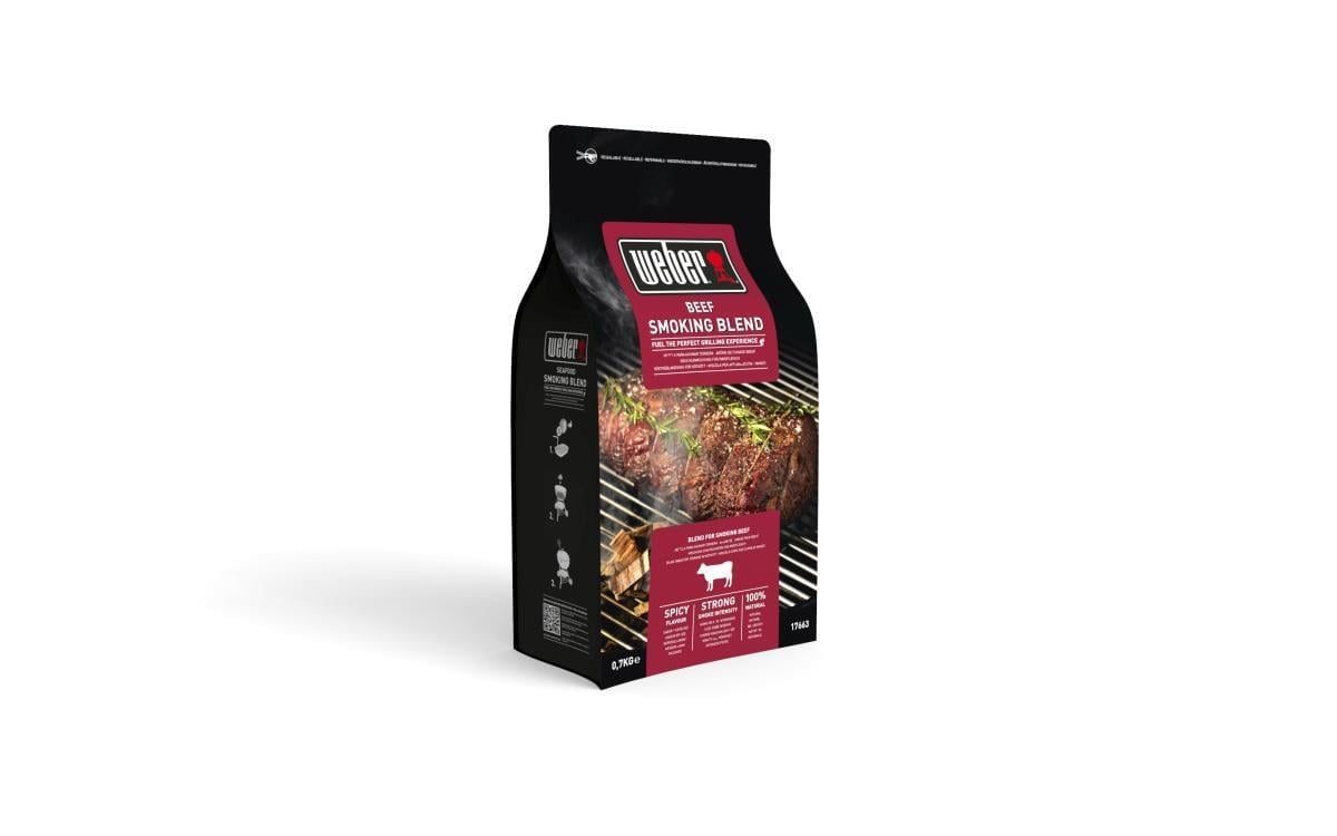 Weber 17663 Tütsüleme Odun Cipsi – Sığır Etleri için Karışım 700 g