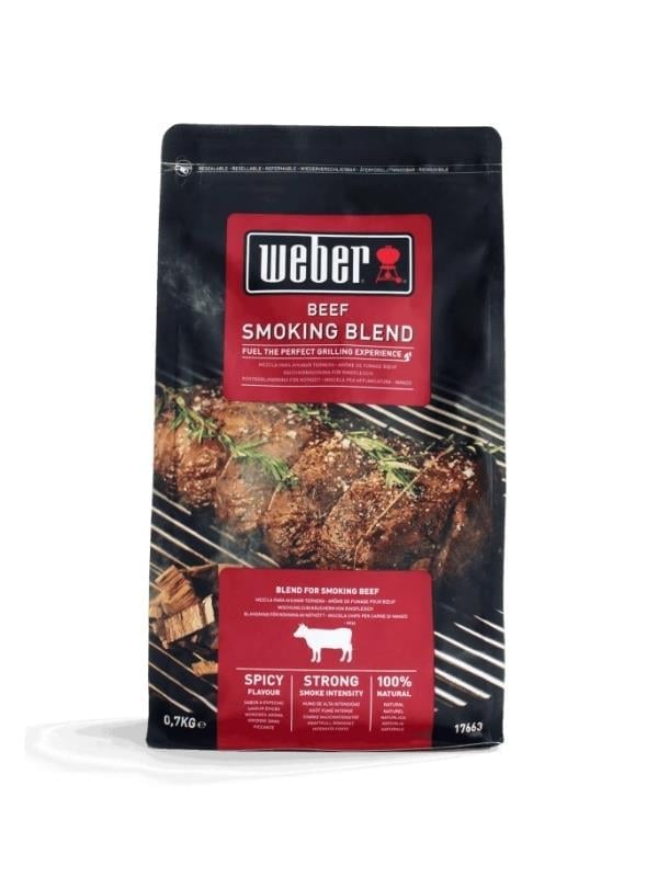 Weber 17663 Tütsüleme Odun Cipsi – Sığır Etleri için Karışım 700 g