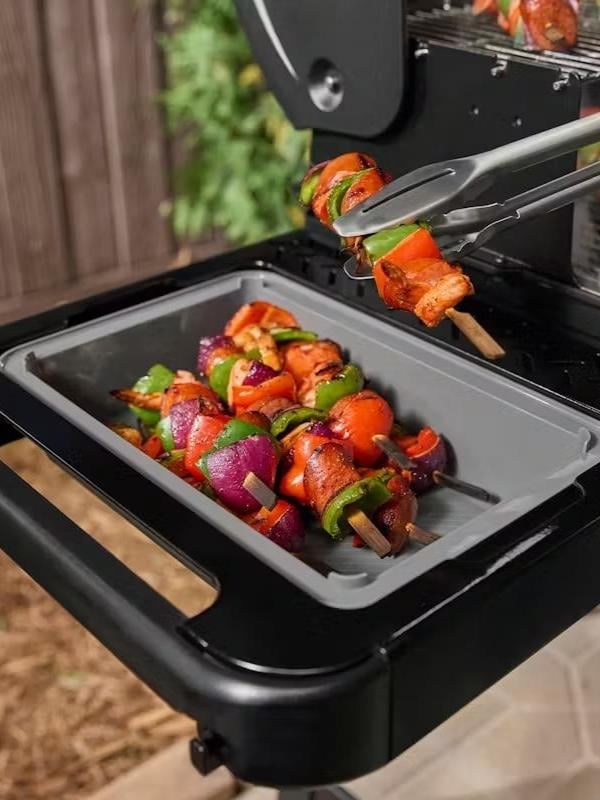 Weber 3400131 Works Prep Basin + Çift Yüzlü Kesme Tahtası – Weber Works™ Çekmeceli Hazırlık Seti 