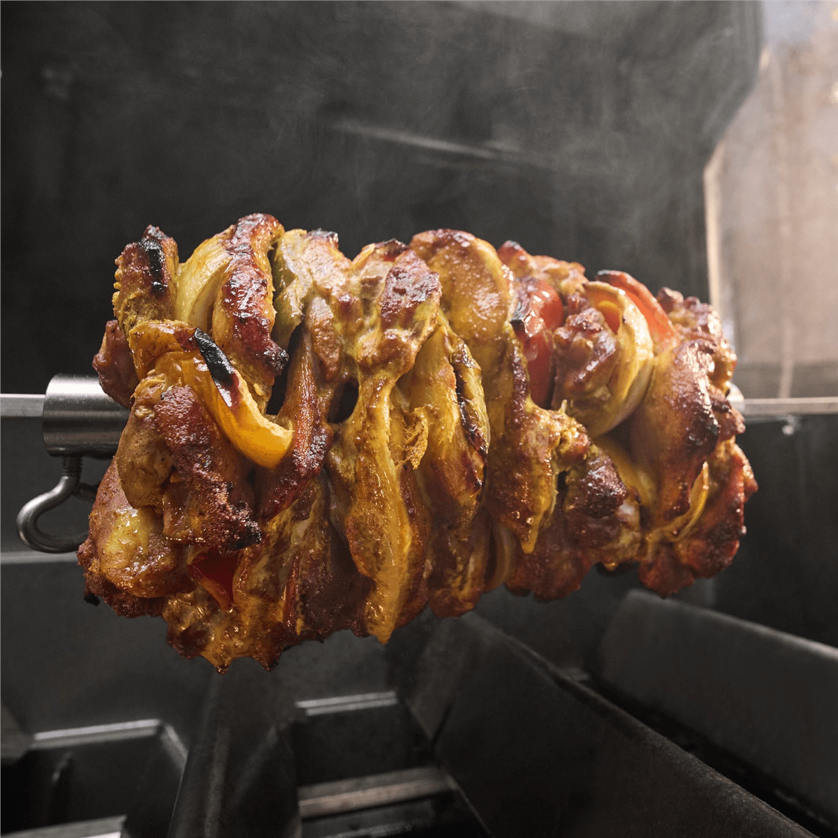 Weber 3400300 Searwood XL Pellet ve 2016-2026 Tüm Genesis Serileri İçin Mangal Çevirme Aparatı