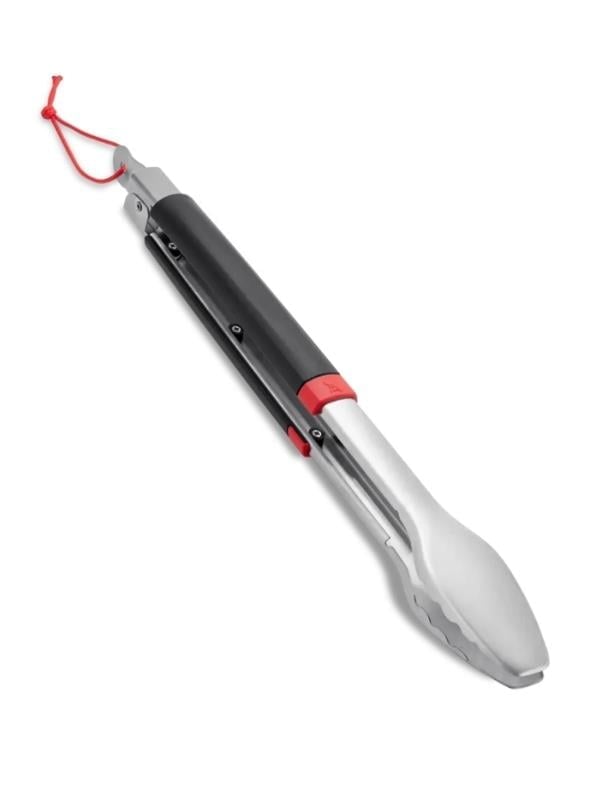 Weber 6317 Grill Tongs – Paslanmaz Çelik Uzun BBQ Maşası (40 cm; Kilitli Mekanizma; Dishwasher‑Safe)
