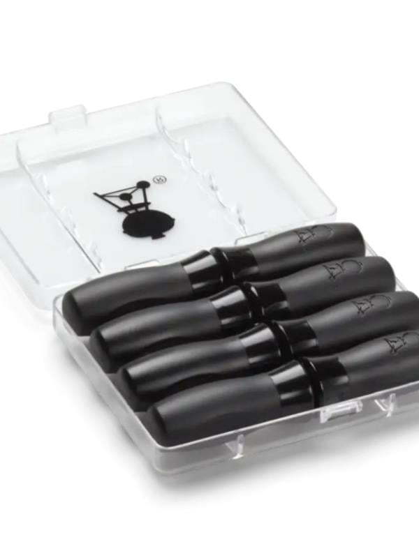 Weber 6489 Corn Holder Set – Mısır Saplama Seti (Paslanmaz Çelik; 8 Parça Interlock Depolama Kutulu)