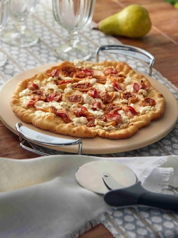 Weber 6690 Pizza Cutter – Paslanmaz Çelik Pizza Kesici (10 cm Bıçak; Kaymaz Kulp; Fırın & Izgara Uyumlu)