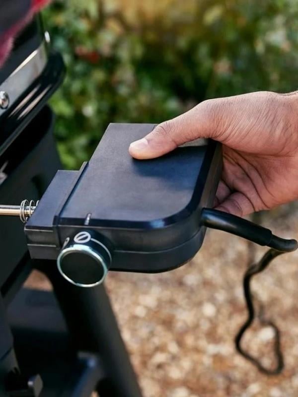 Weber Lumin™ Compact Elektrikli Izgara – 1 500 W | 315 °C Sear | Smoke-Steam-Keep Warm