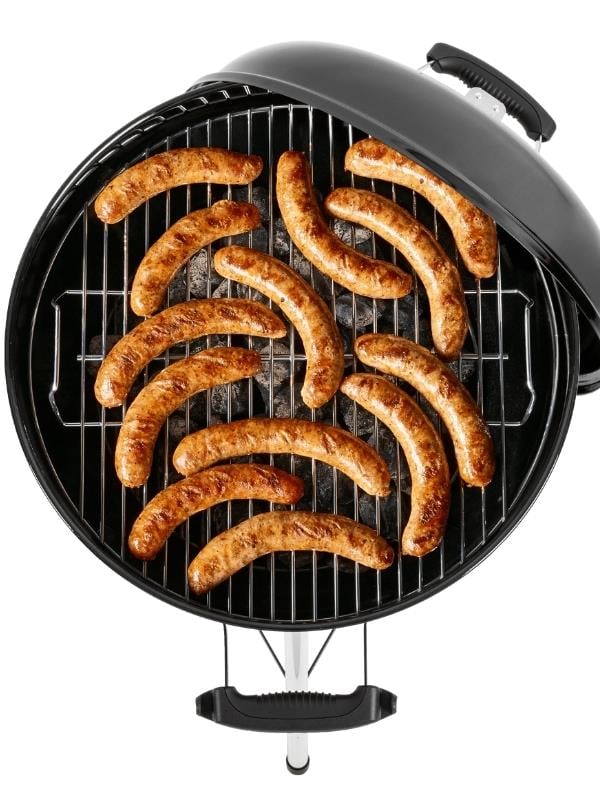 Weber Original Kettle E-4710 – Parlak Siyah Emaye Emayeli Kazan | One-Touch™ Temizlik | Kompakt 47 cm Çap