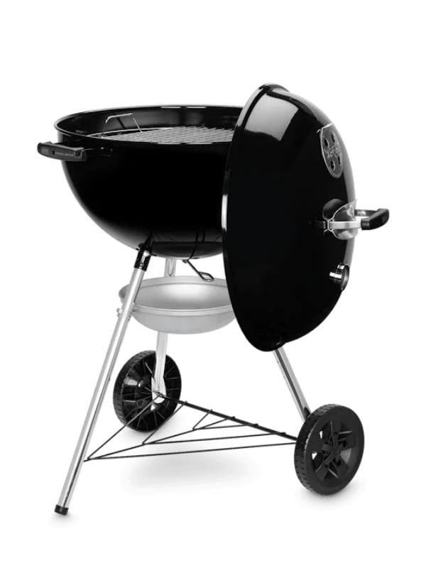 Weber Original Kettle E-5710 – Parlak Siyah Emaye Çift Emayeli Kazan | One-Touch™ Temizlik | 57 cm Klasik Çap
