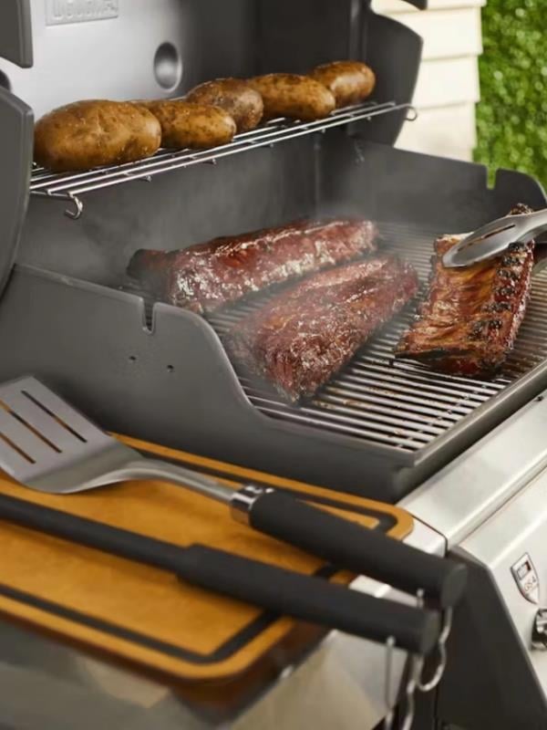 Weber Precision 3-Piece Barbecue Set 6764 3lü Hassas Barbekü Kiti | Spatula, Maşa ve Basting Fırçası