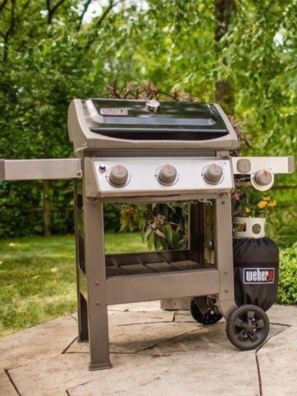 Weber Spirit II E-320 GBS Gazlı Barbekü – 3 Brülör | XL Sear Zone | 3,5 kW Yan Ocak