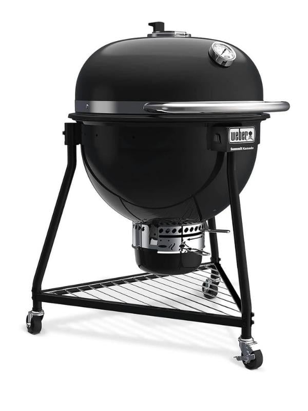 Weber Summit® Kamado E6 Kömürlü Barbekü – Ø 61 cm | Gazsız çift cidarlı çelik kazan