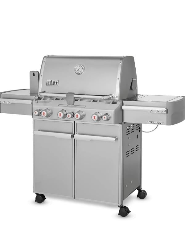 Weber Summit® S-470 Paslanmaz Çelik Gazlı Barbekü – 4 Brülör + Sear / Tütsü / Rotisserie
