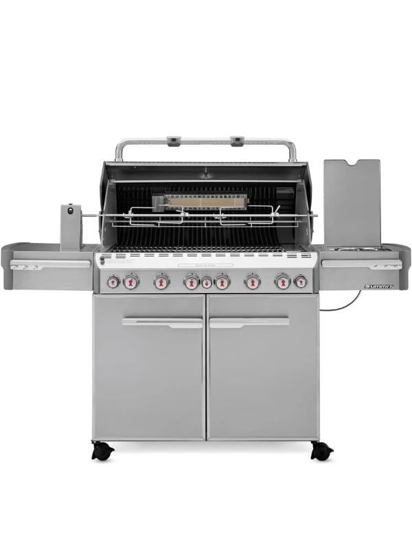 Weber Summit® S-670 Paslanmaz Çelik Gazlı Barbekü – 6 Brülör + Sear / Tütsü / Rotisserie