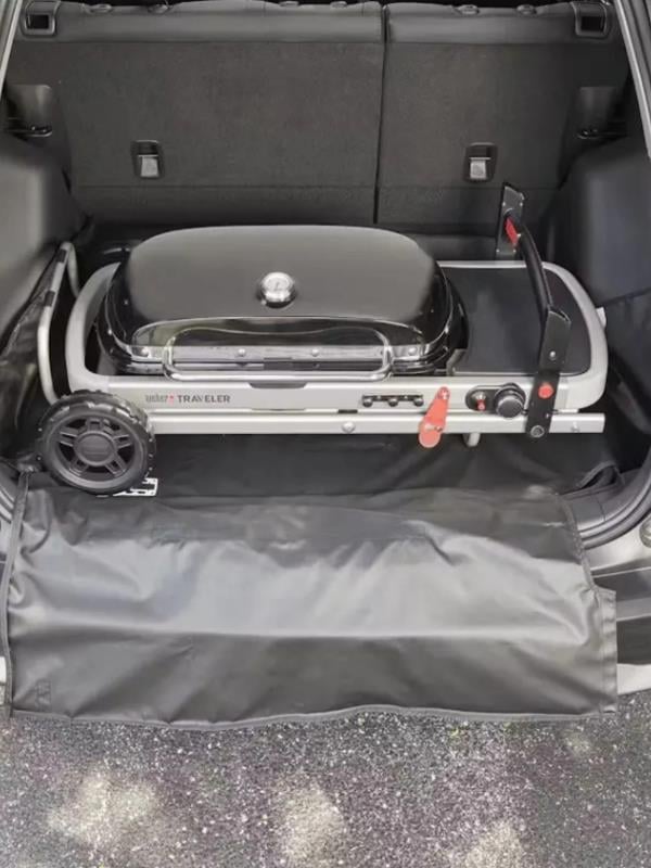 Weber Traveler® Cargo Protector 7030 – Seyyar Barbekü Kargo Koruyucu Su Geçirmez Naylon | Entegre Alet Cepleri | Katlanabilir Tasarım