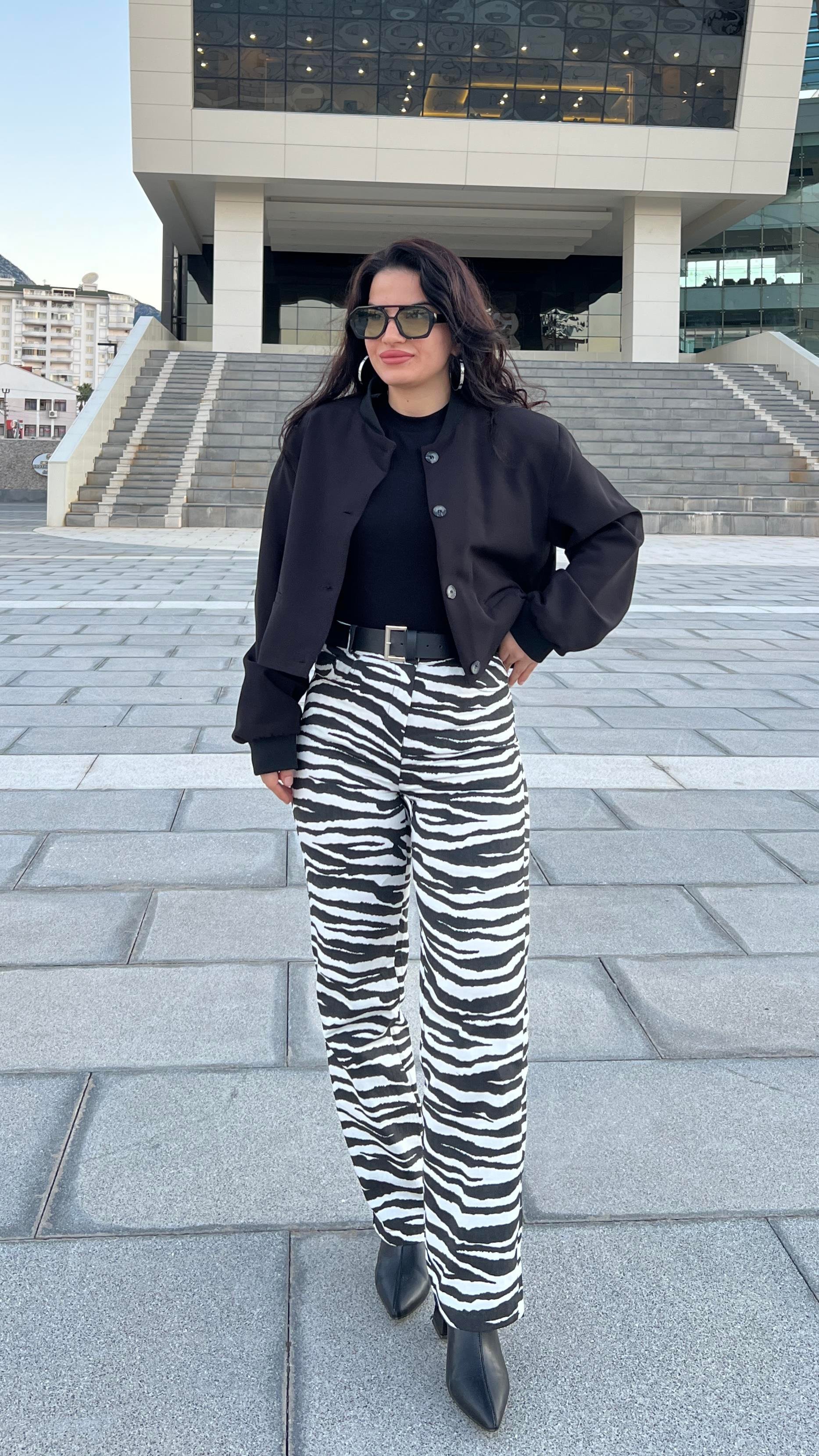 ZEBRA DESEN PANTOLON