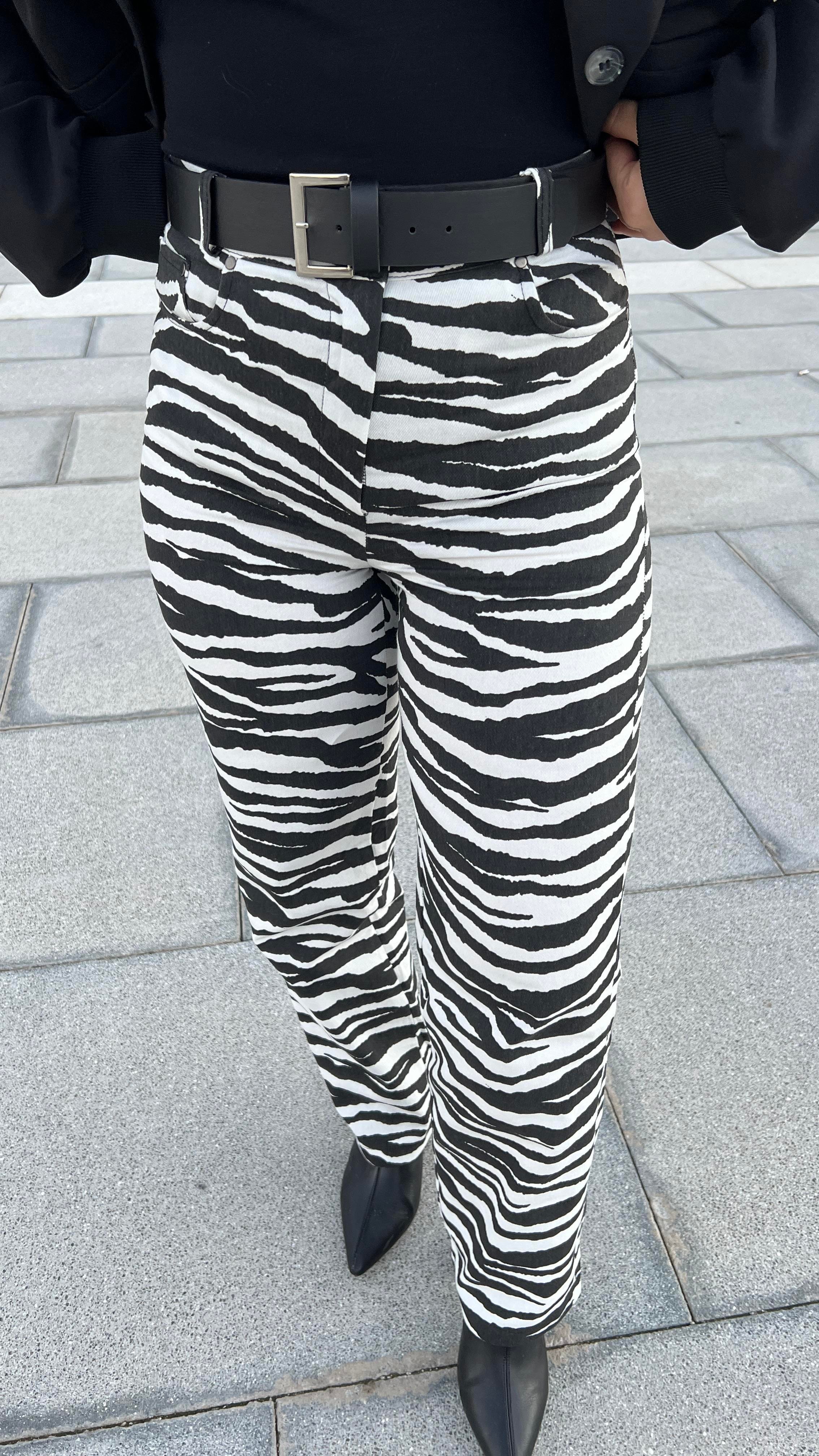 ZEBRA DESEN PANTOLON