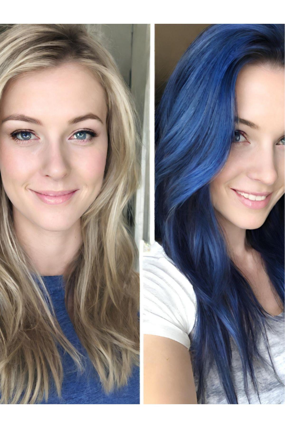 Acacia Jean's Color Amonyaksız Renkli Saç Boyası Mavi Rüya 250 ml . Dream Blue Hair Dye 8680114782850