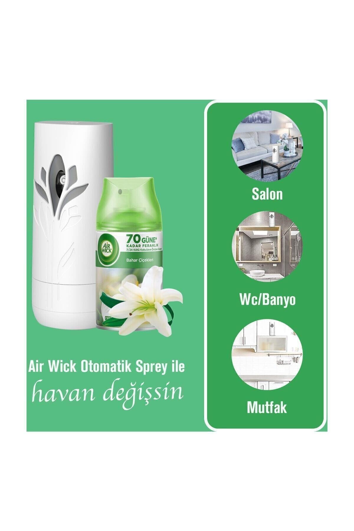Air Wick Oda Kokusu Freshmatic Makine Yedek Spreyi Bahar Çiçekleri