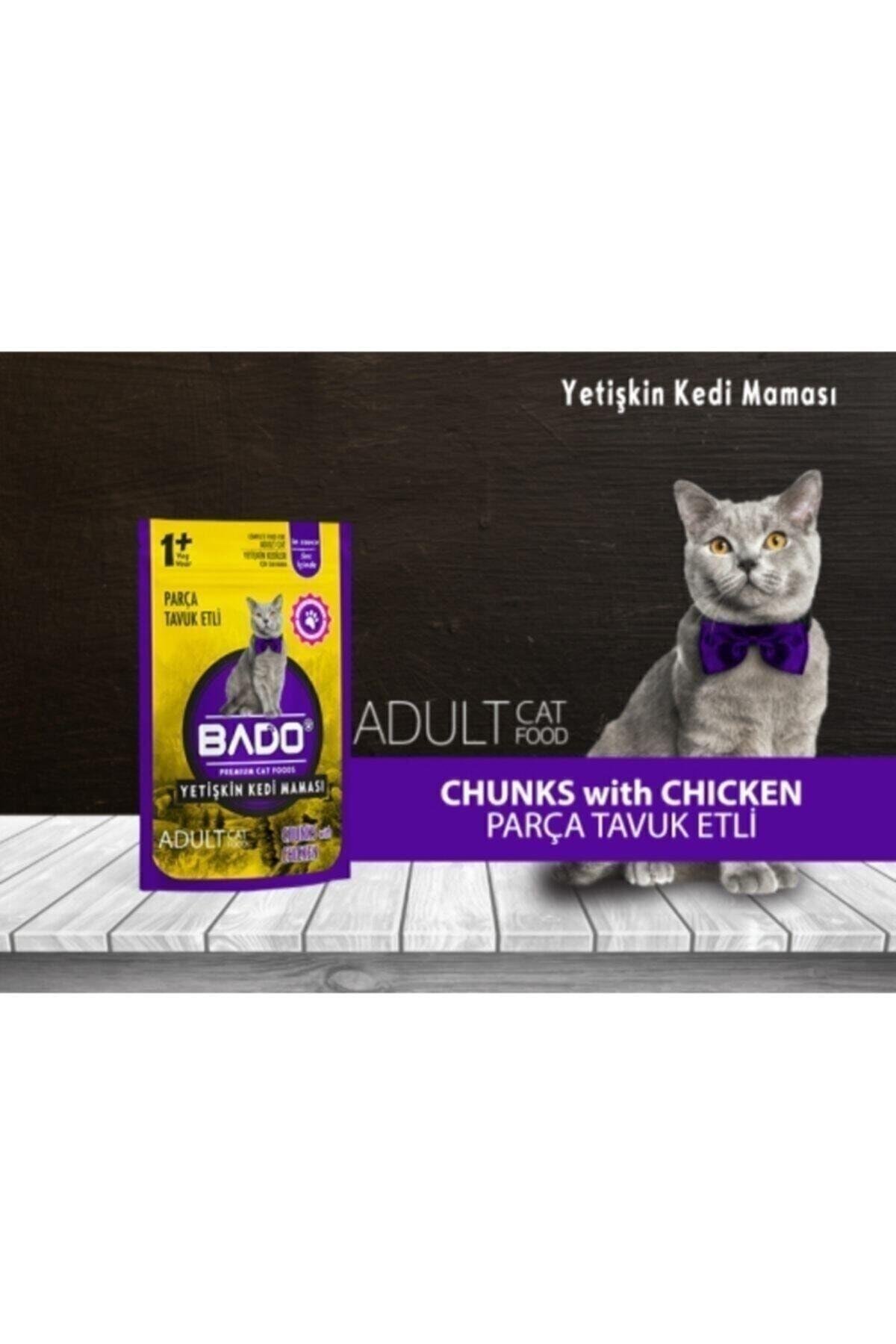 Bado Yetişkin 1 Adet 85 gr Kedi Yaş Mama Tavuk Etli