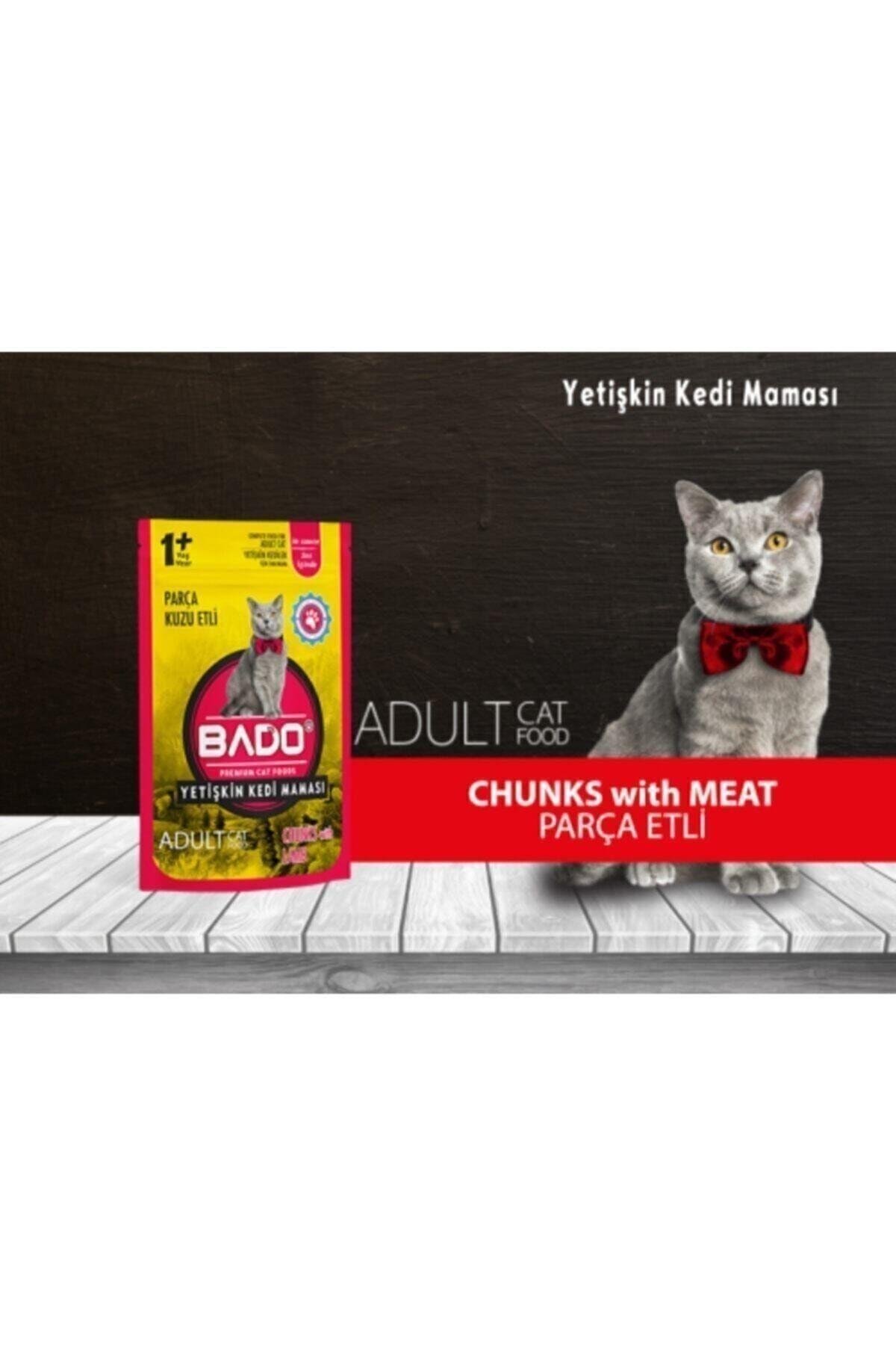 Bado Yetişkin Yaş Kedi Mama Etli 85 gr
