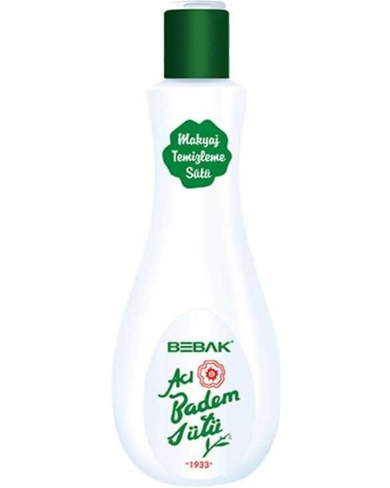 Bebak Acı Badem Cilt Ve Makyaj Temizleyici Nemlendirici Bakım Sütü 215 ml